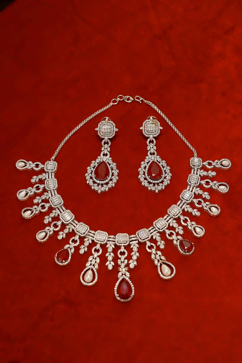 Regal Ruby Cascade Set