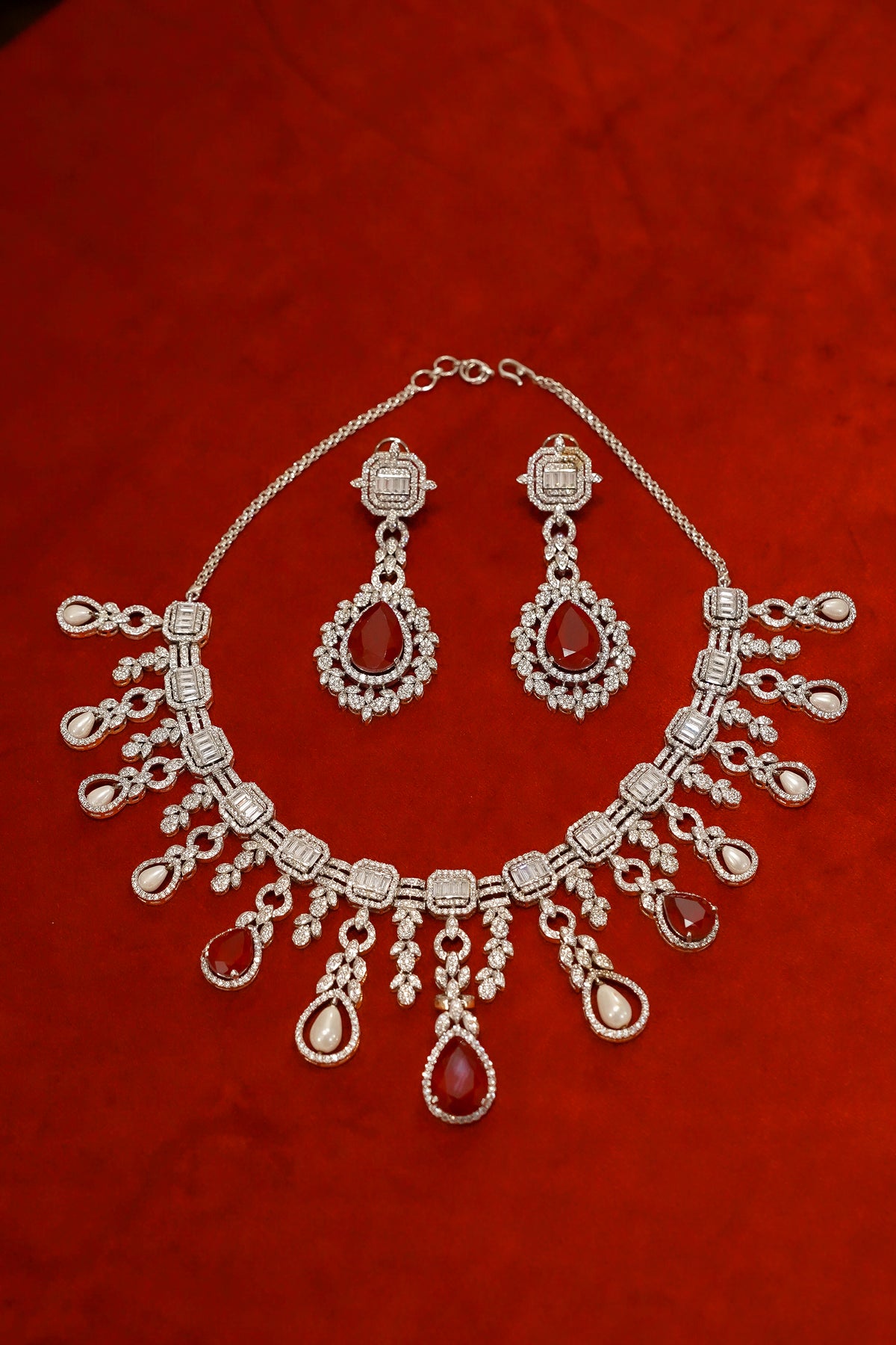 Regal Ruby Cascade Set