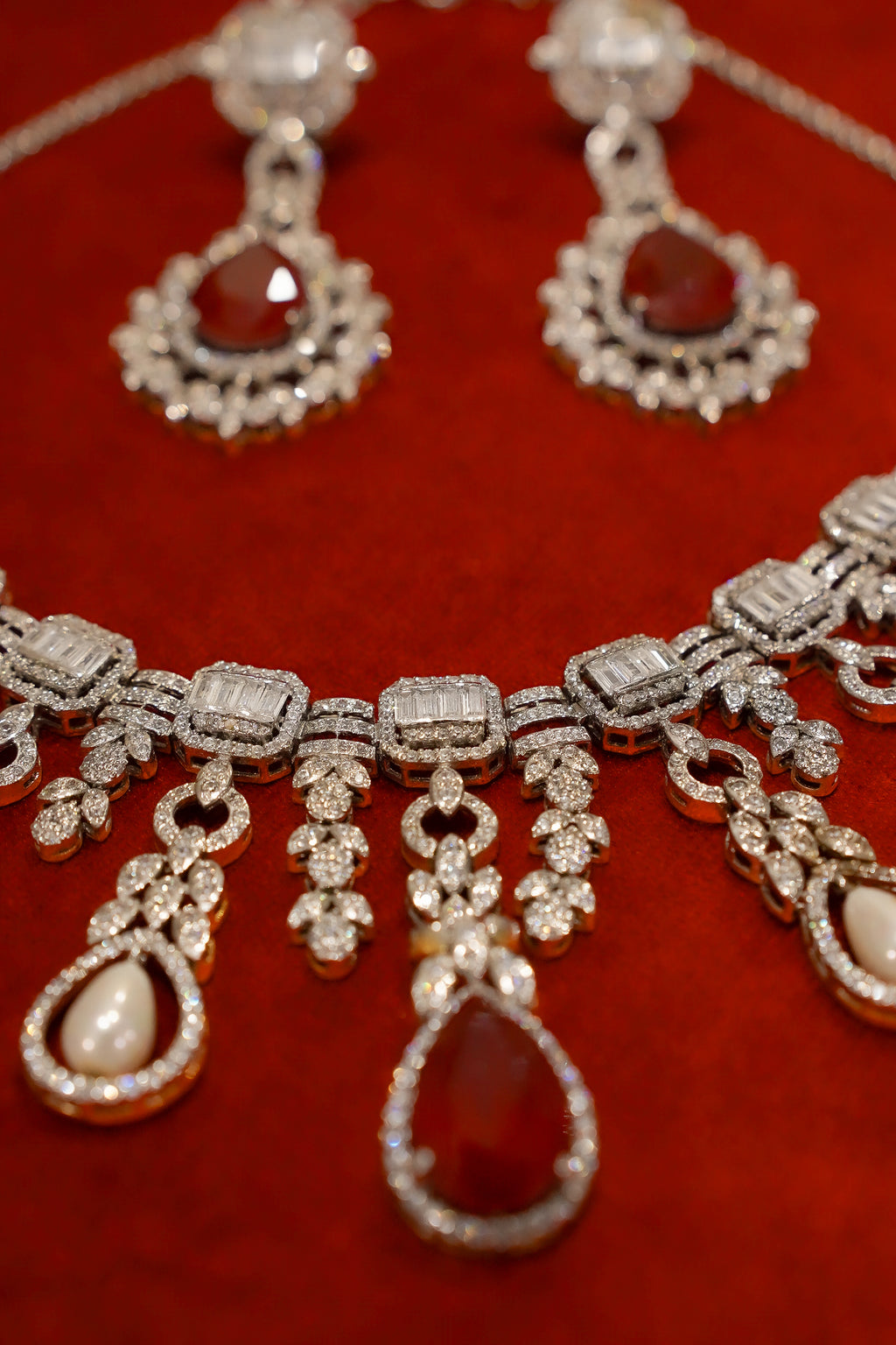 Regal Ruby Cascade Set