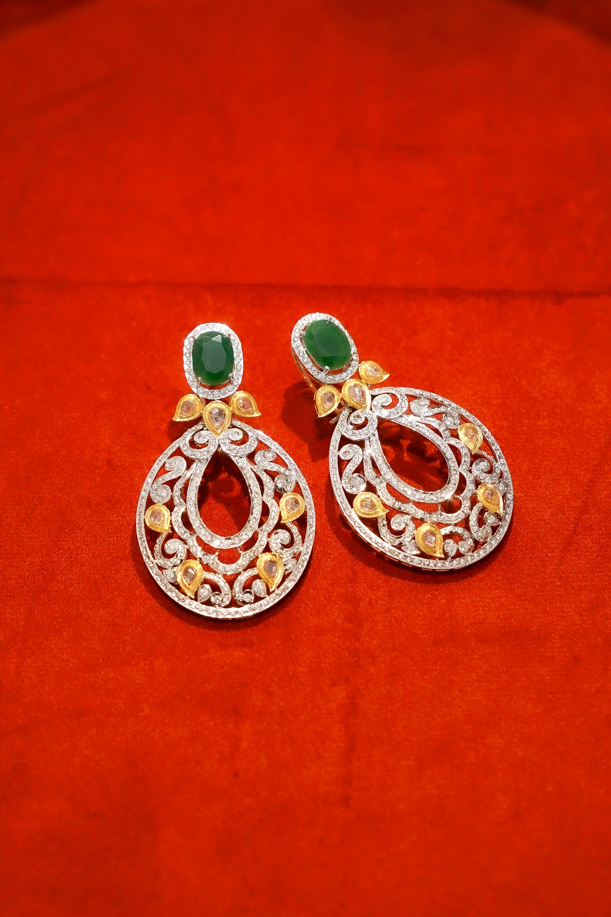 Verdant Teardrop Earrings