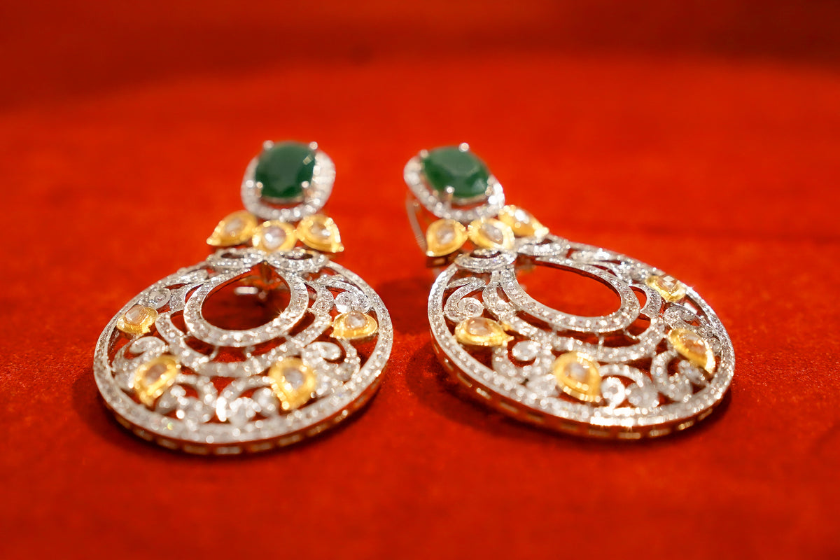 Verdant Teardrop Earrings