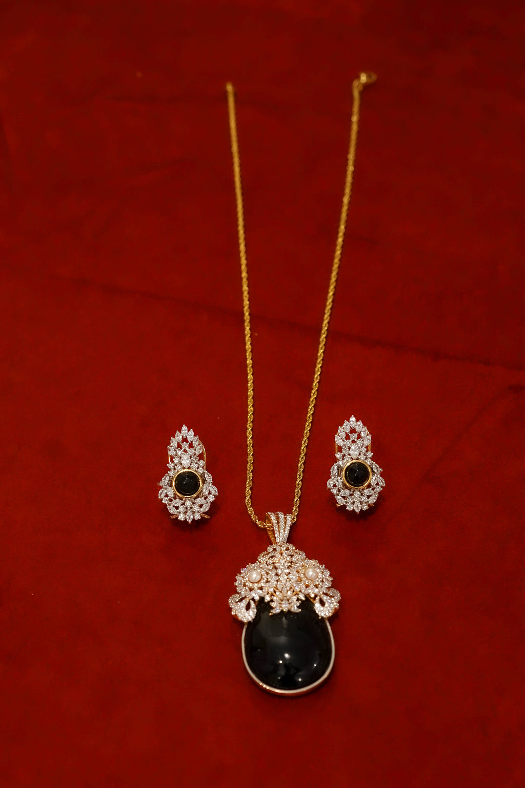 Midnight Onyx Pendant Set