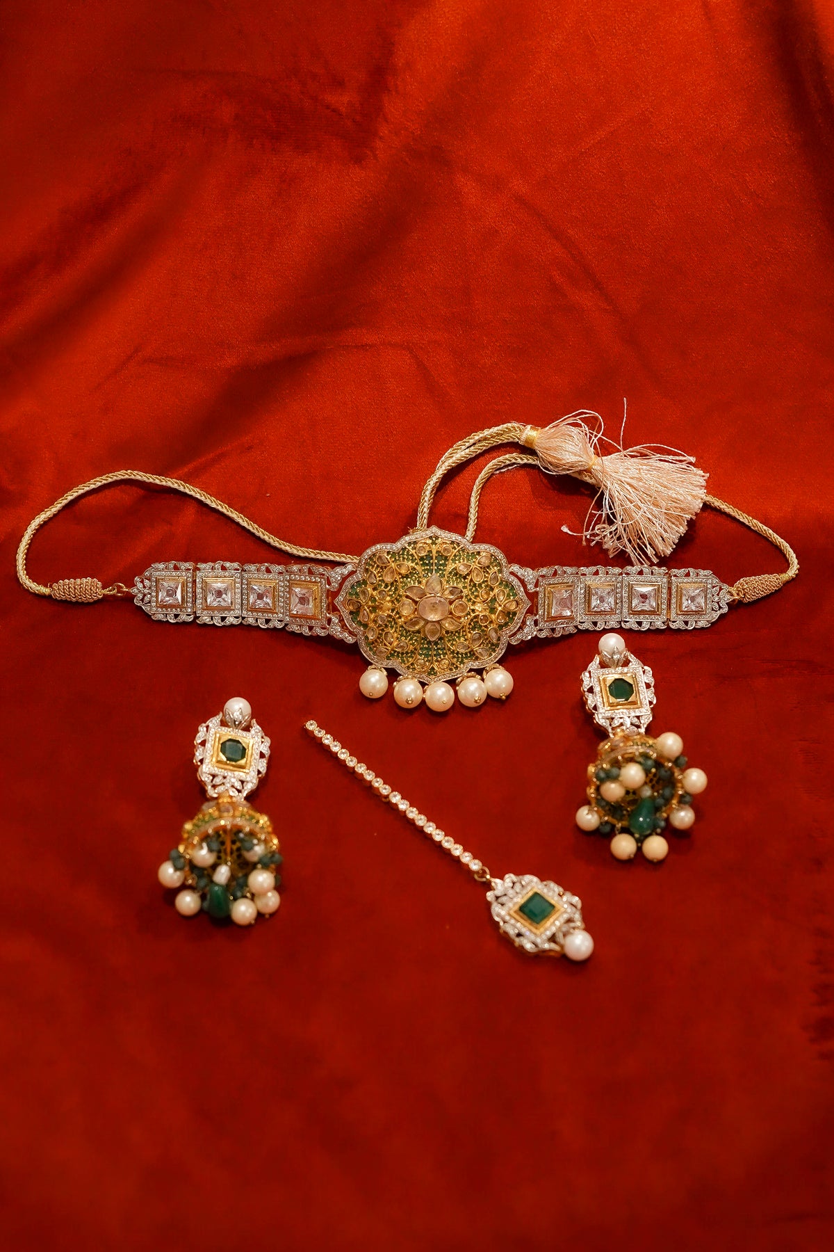 The Royal Polki & Pearl Bridal Ensemble