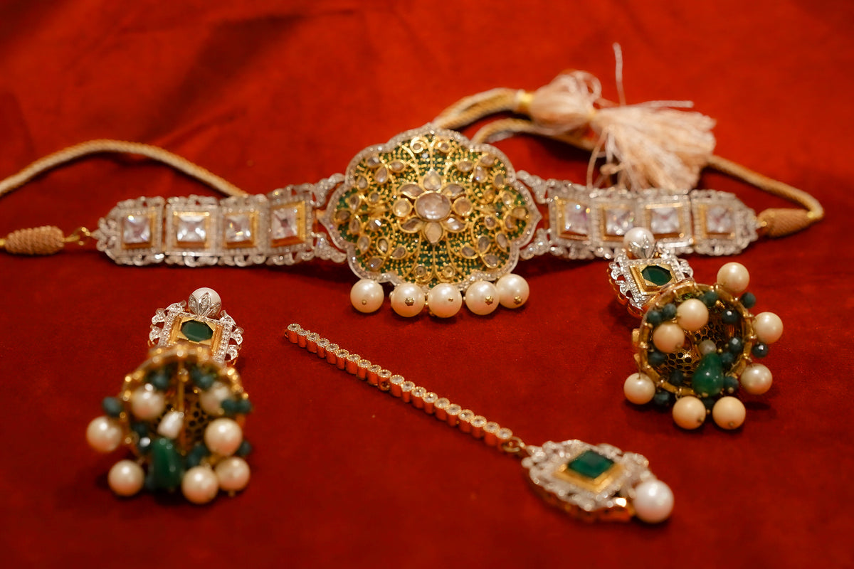 The Royal Polki & Pearl Bridal Ensemble