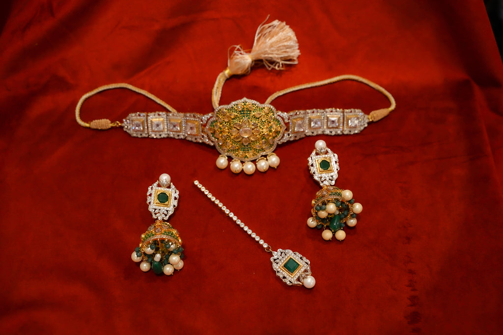 The Royal Polki & Pearl Bridal Ensemble