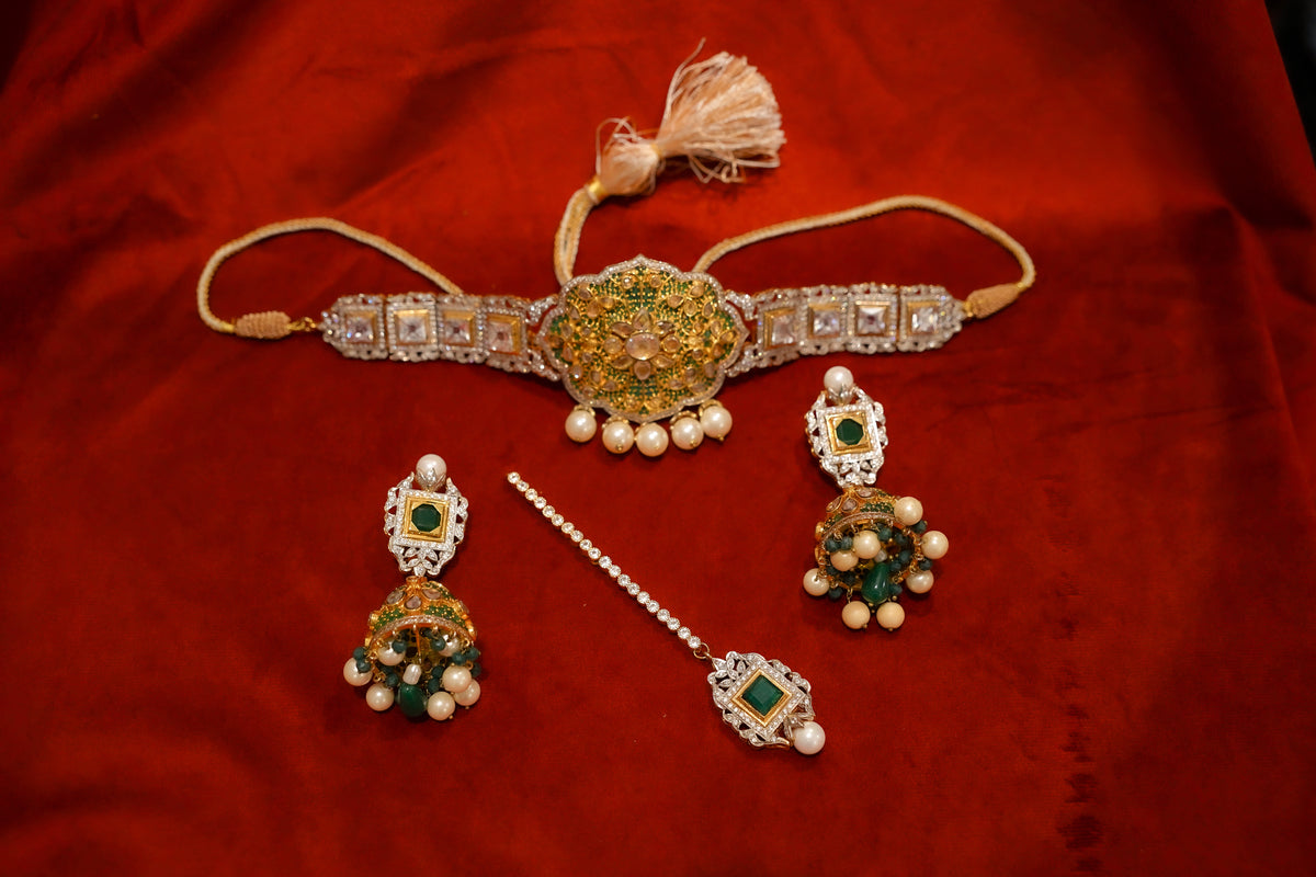 The Royal Polki & Pearl Bridal Ensemble