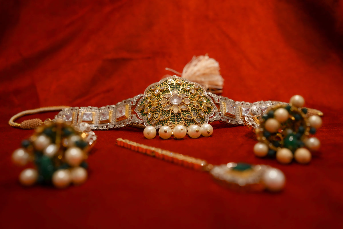 The Royal Polki & Pearl Bridal Ensemble