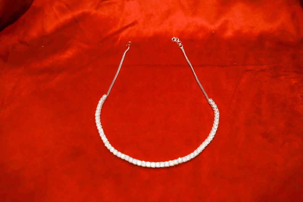 Single-String Tennis Necklace