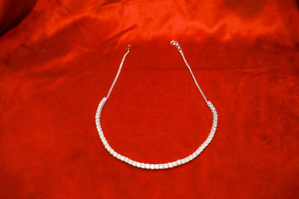 Single-String Tennis Necklace