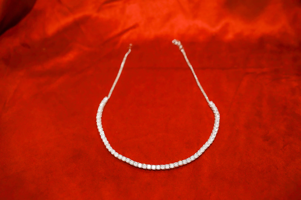 Single-String Tennis Necklace