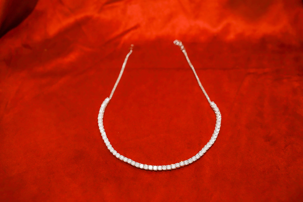 Single-String Tennis Necklace