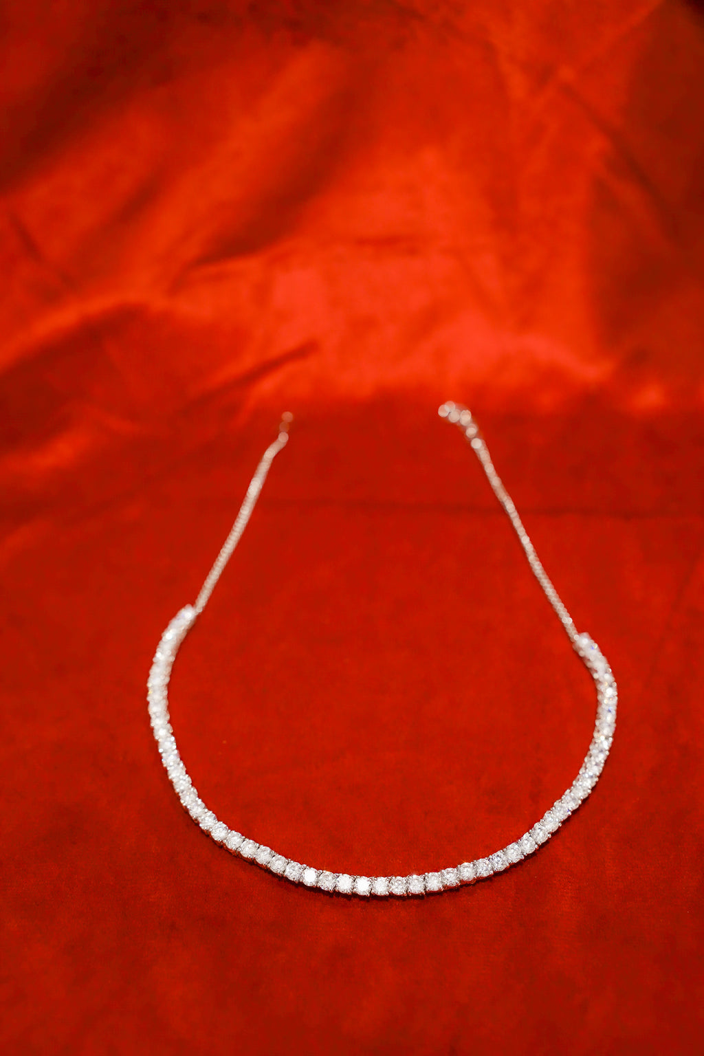 Single-String Tennis Necklace