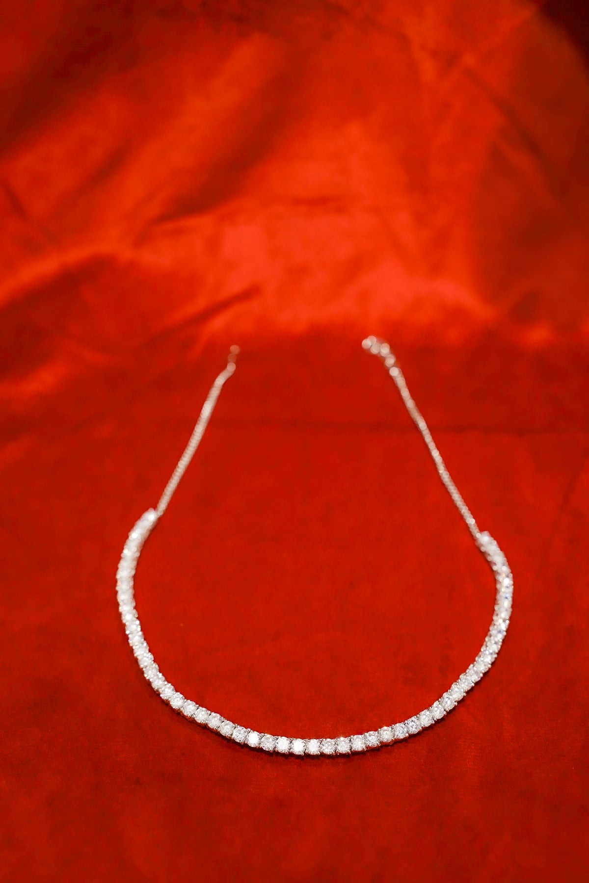 Single-String Tennis Necklace