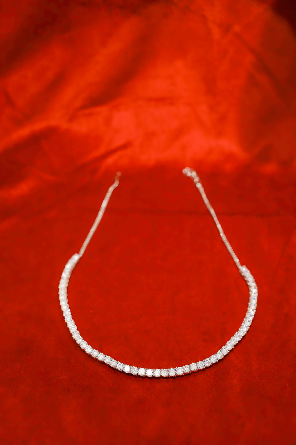 Single-String Tennis Necklace