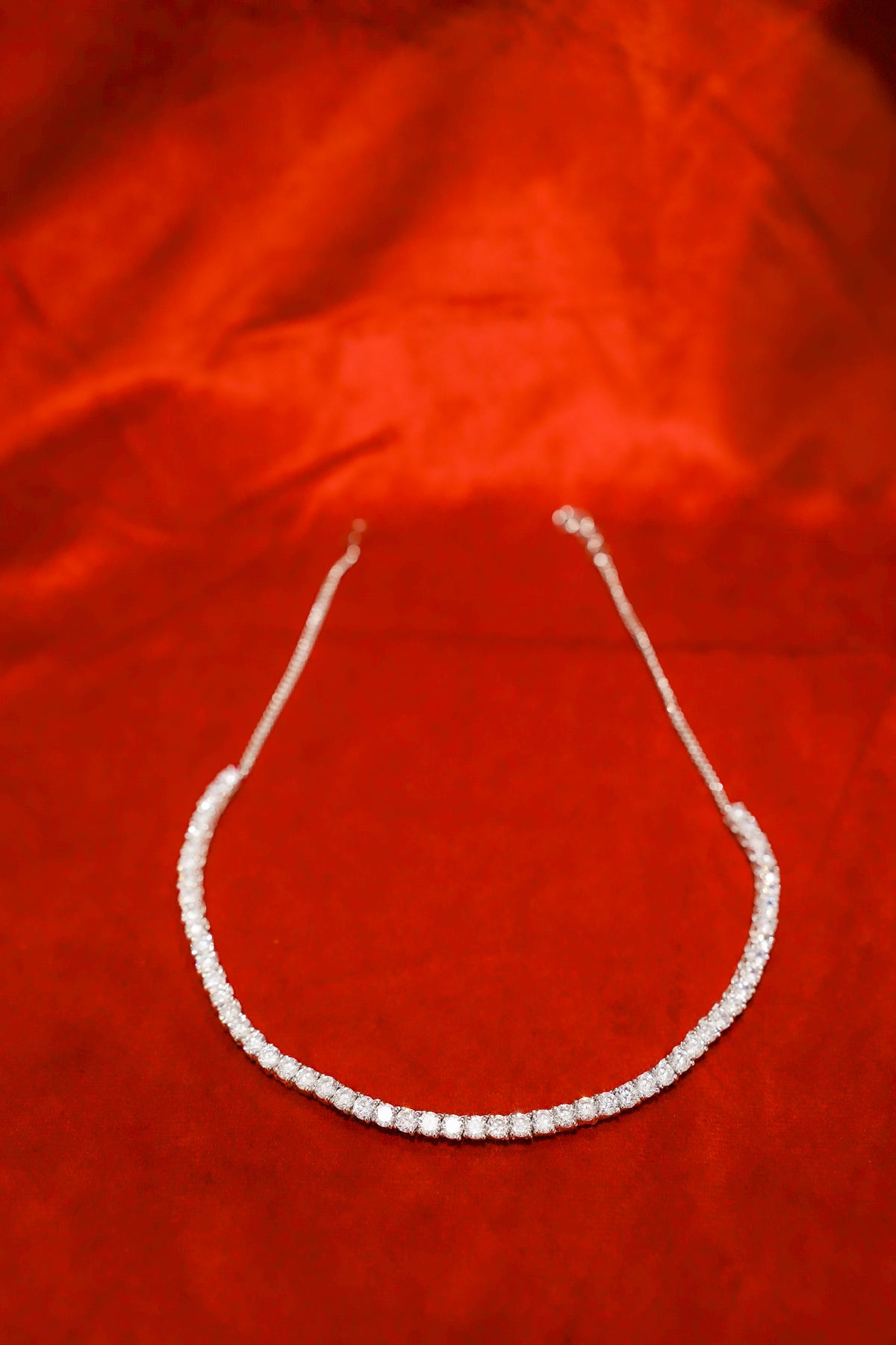 Single-String Tennis Necklace