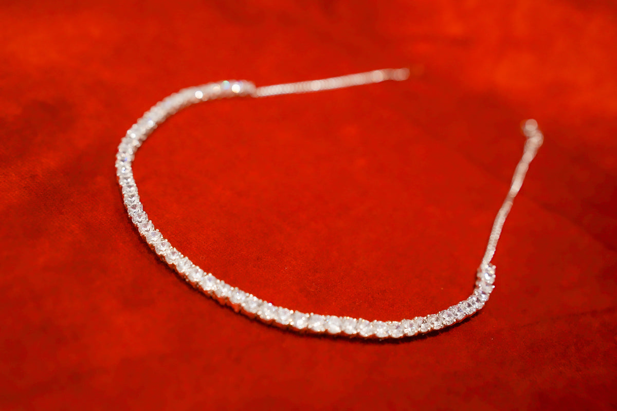 Single-String Tennis Necklace