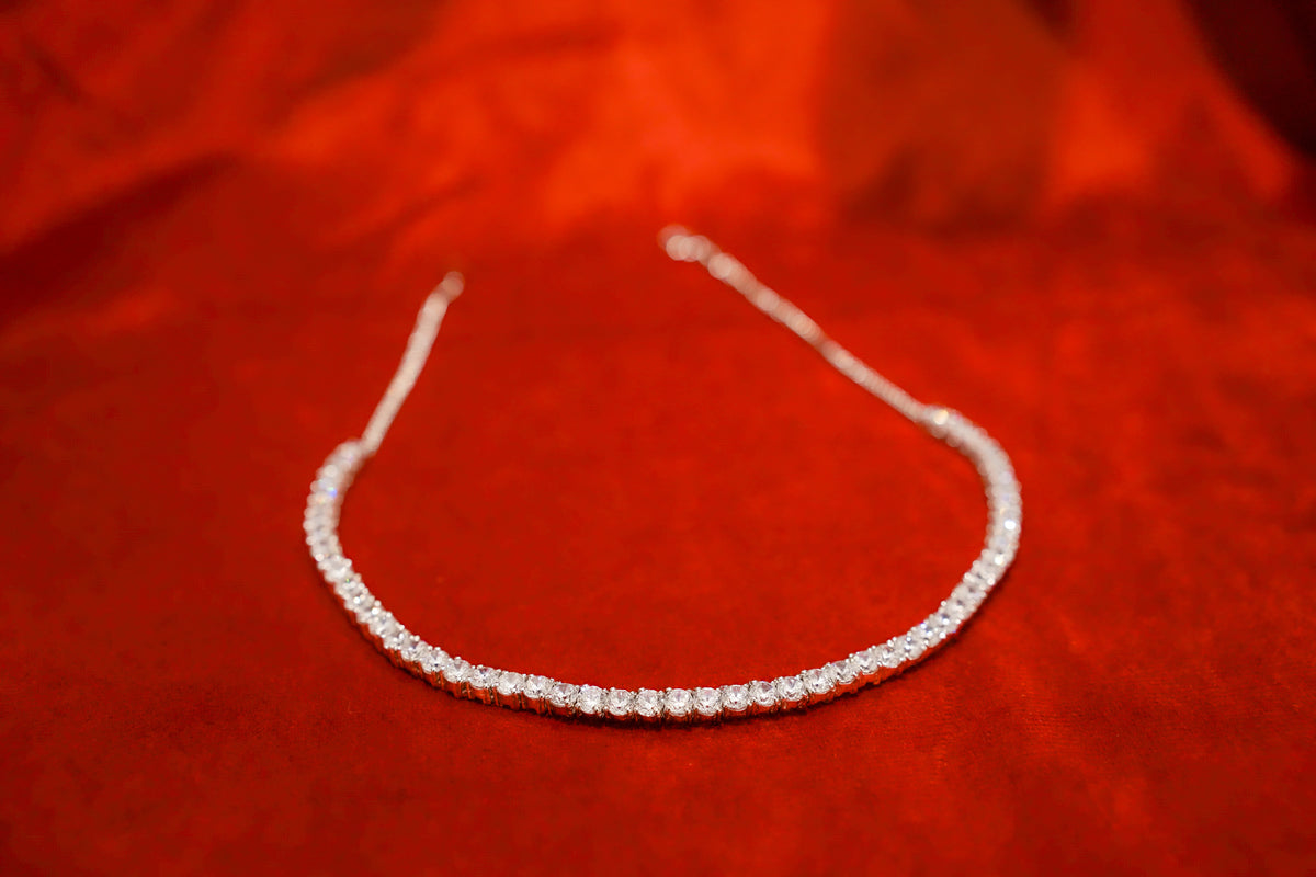 Single-String Tennis Necklace