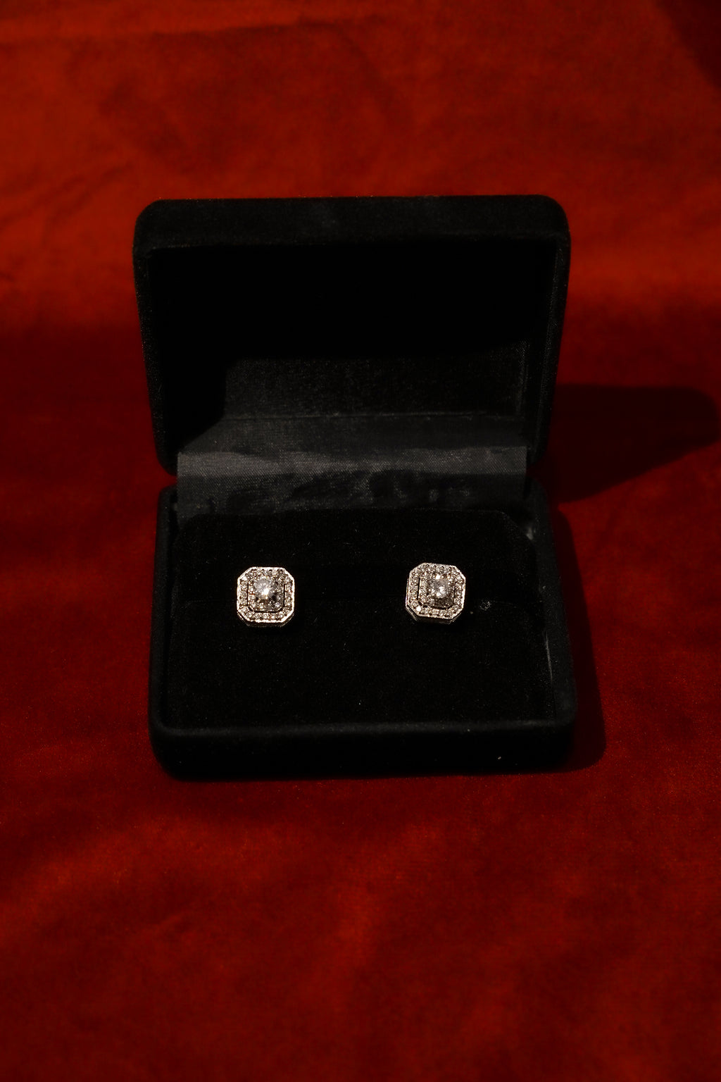 Double Halo Diamond Studs
