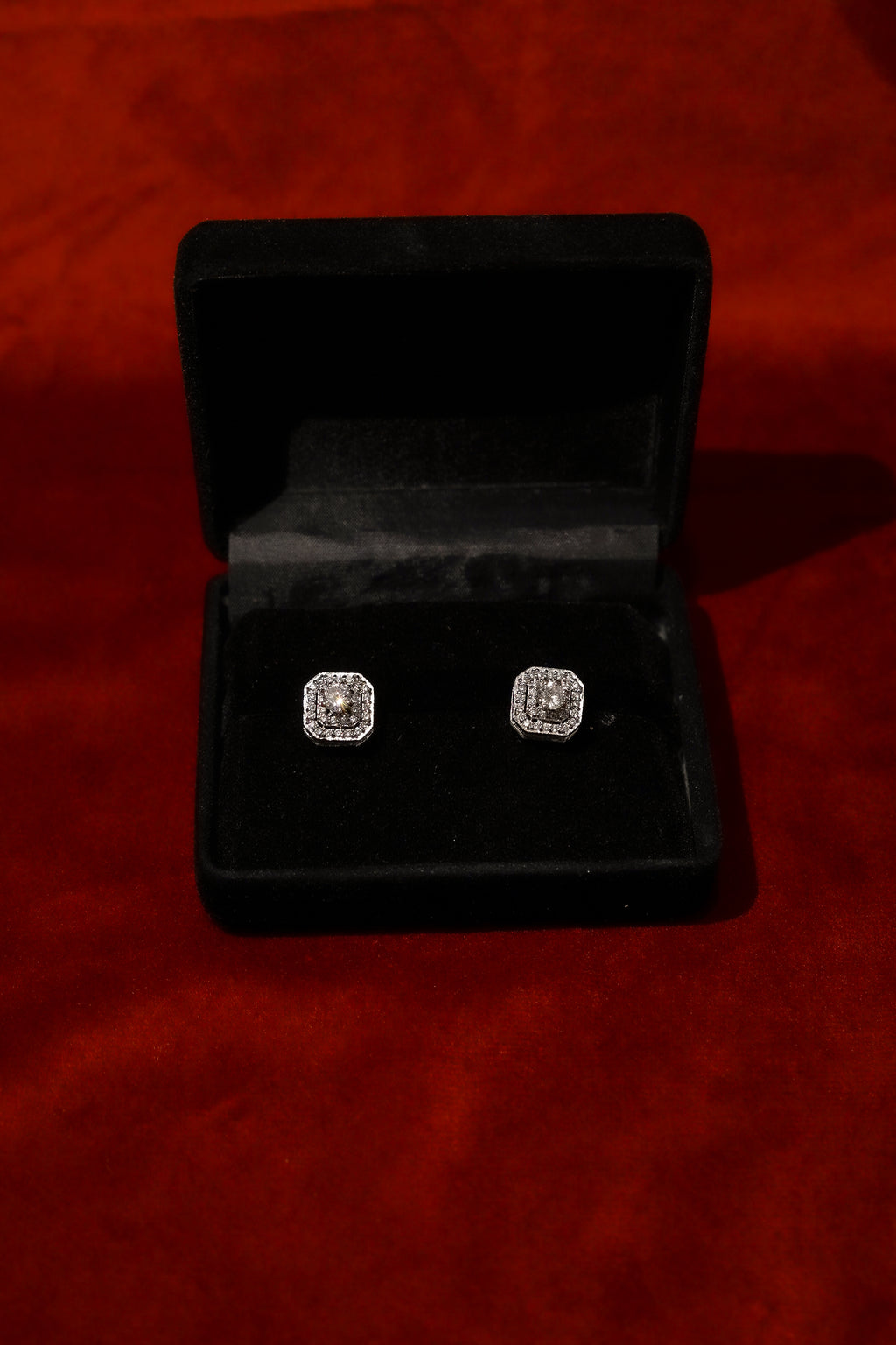 Double Halo Diamond Studs