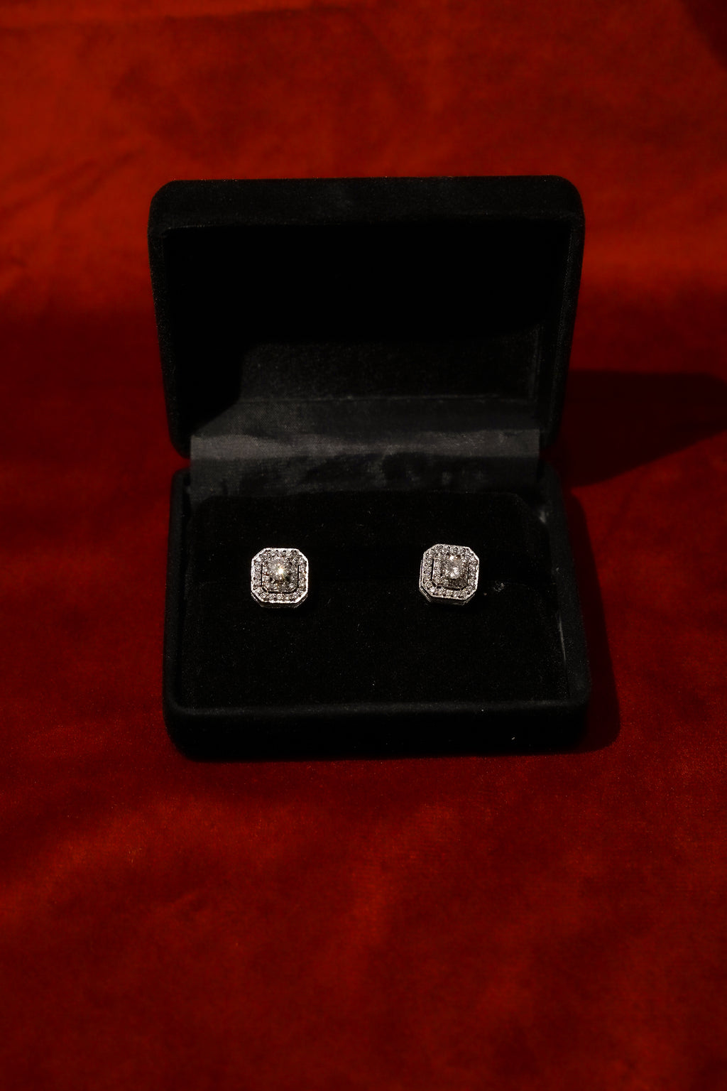 Double Halo Diamond Studs