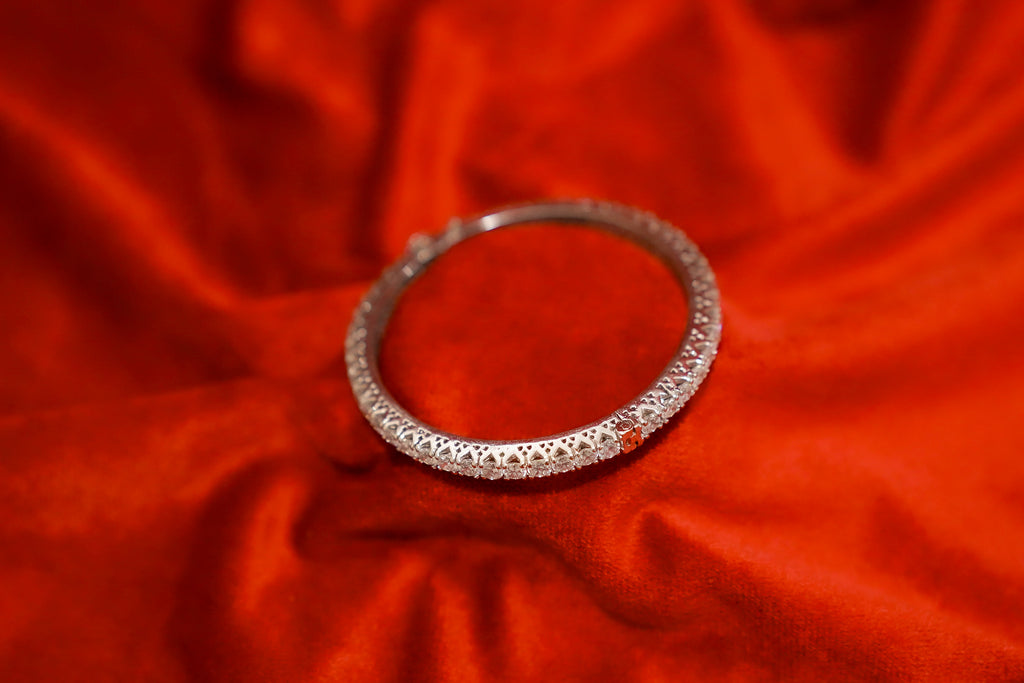 Solitaire Eternity Bangle