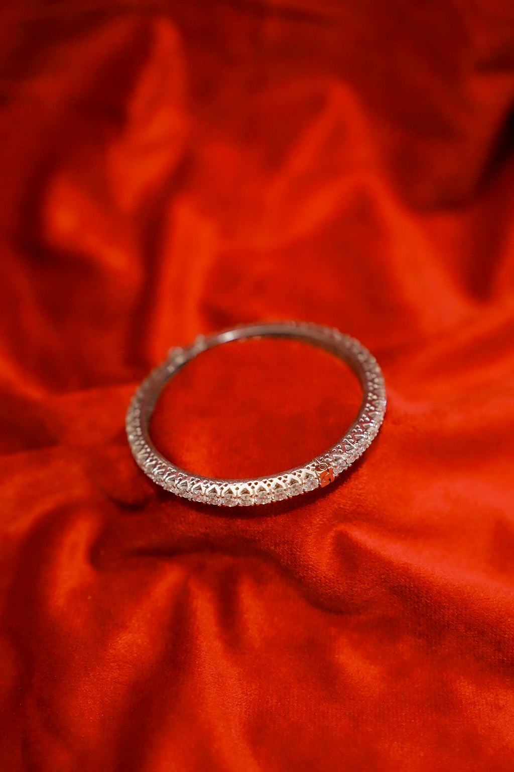 Solitaire Eternity Bangle