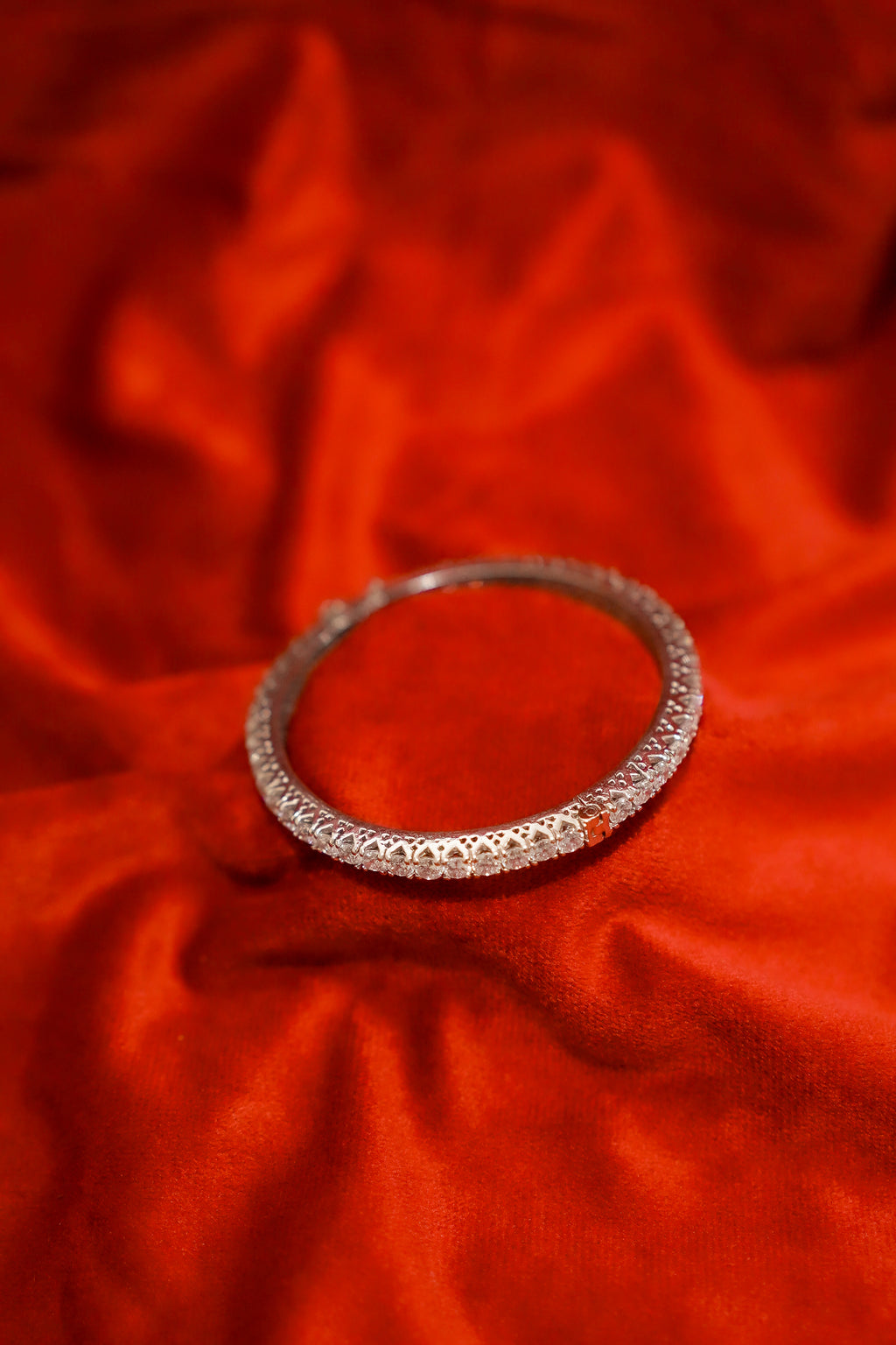 Solitaire Eternity Bangle