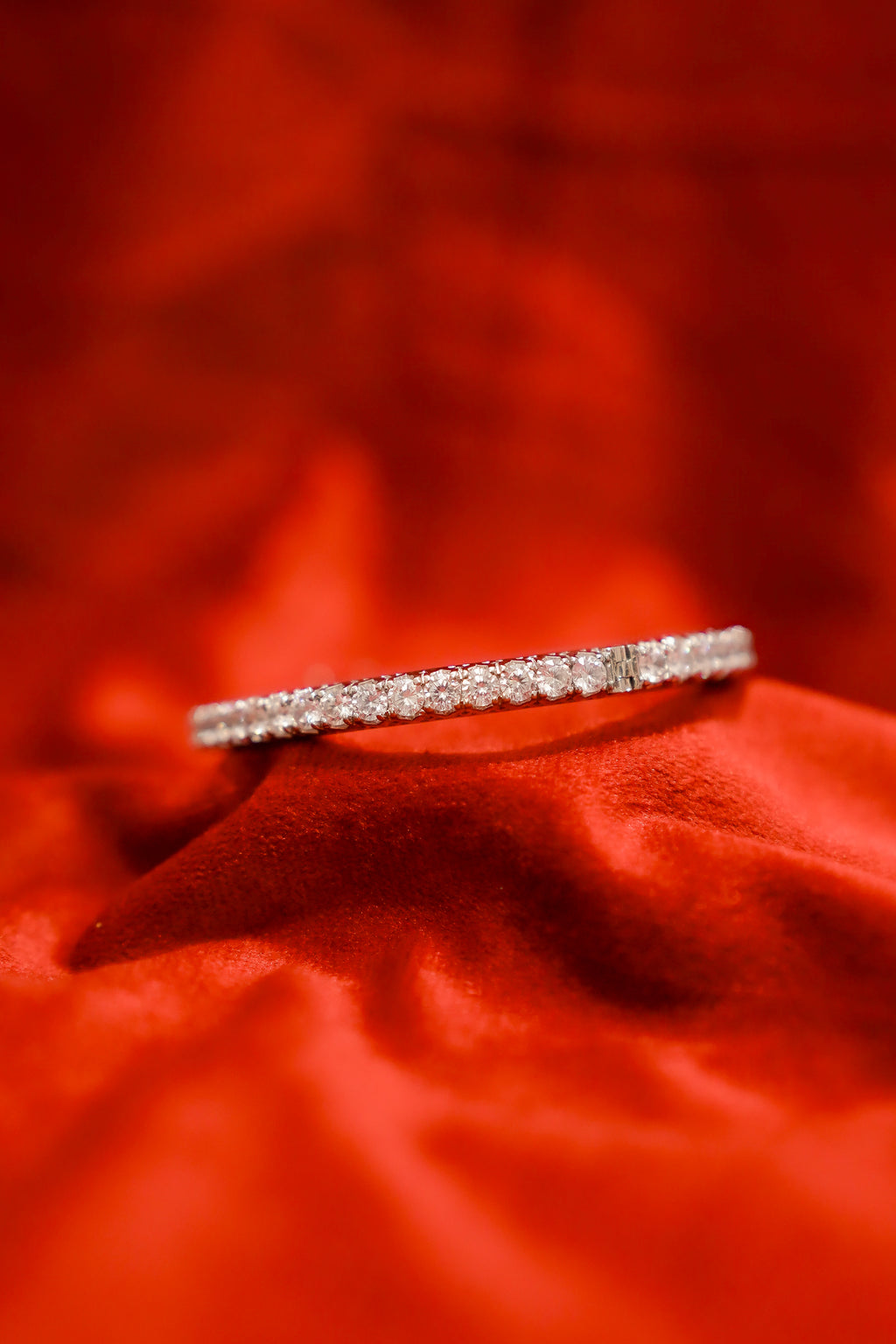 Solitaire Eternity Bangle