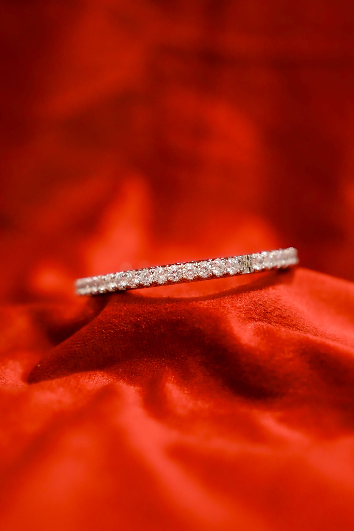 Solitaire Eternity Bangle