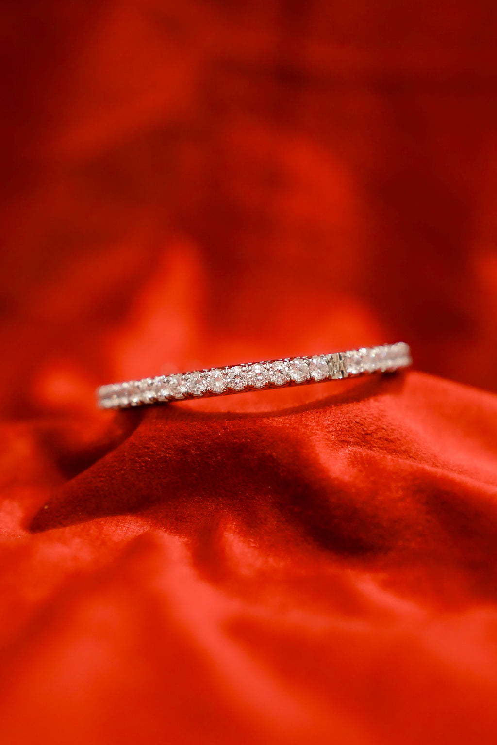 Solitaire Eternity Bangle