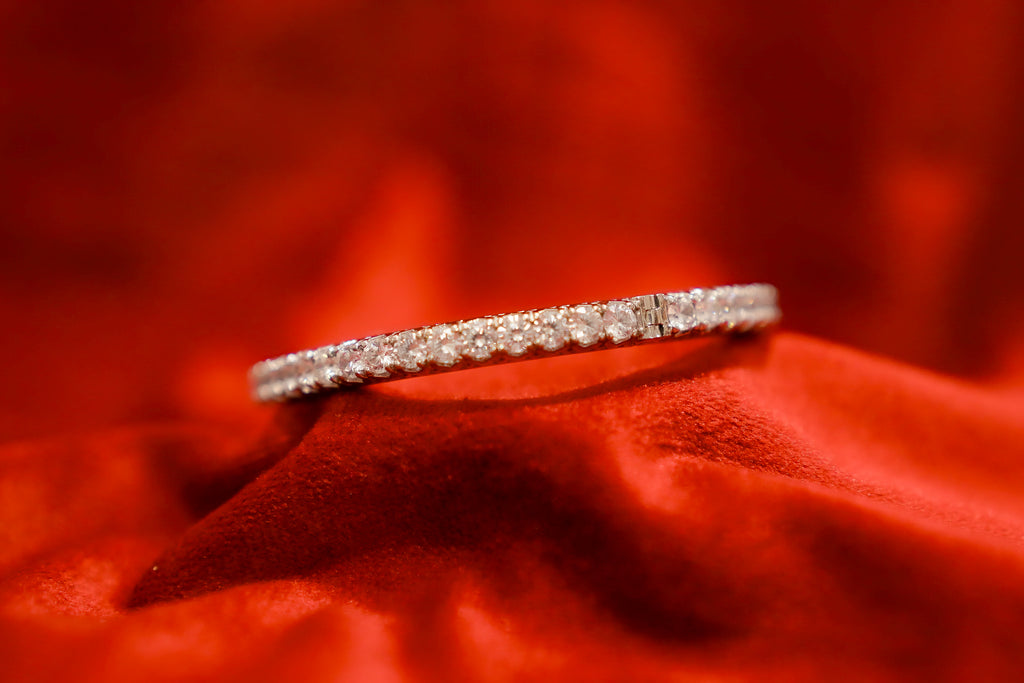 Solitaire Eternity Bangle