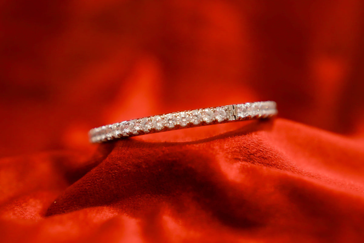 Solitaire Eternity Bangle