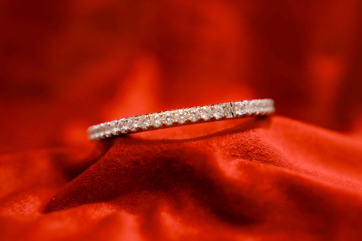 Solitaire Eternity Bangle