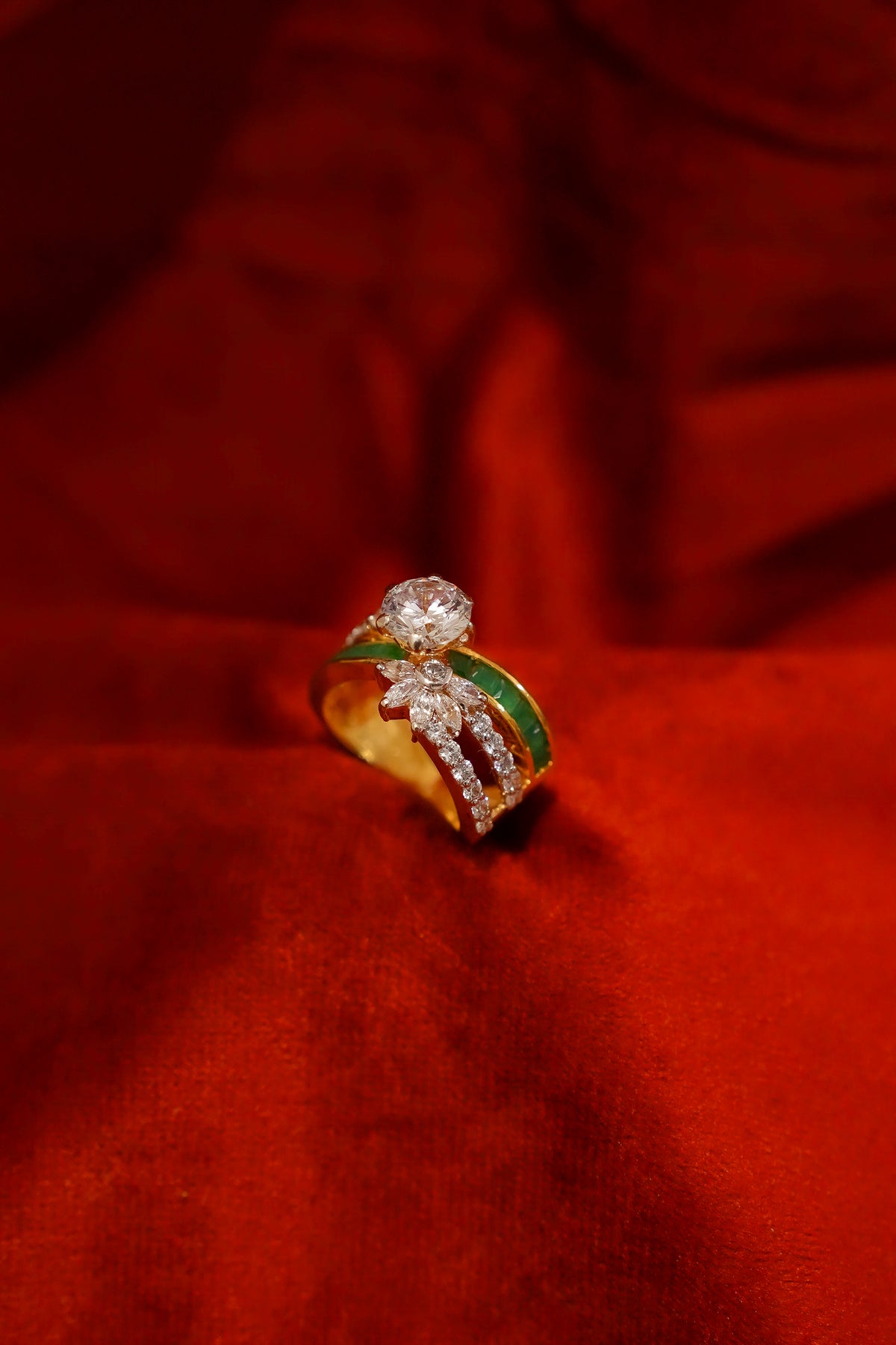 Glamour Gold-Finish Ring