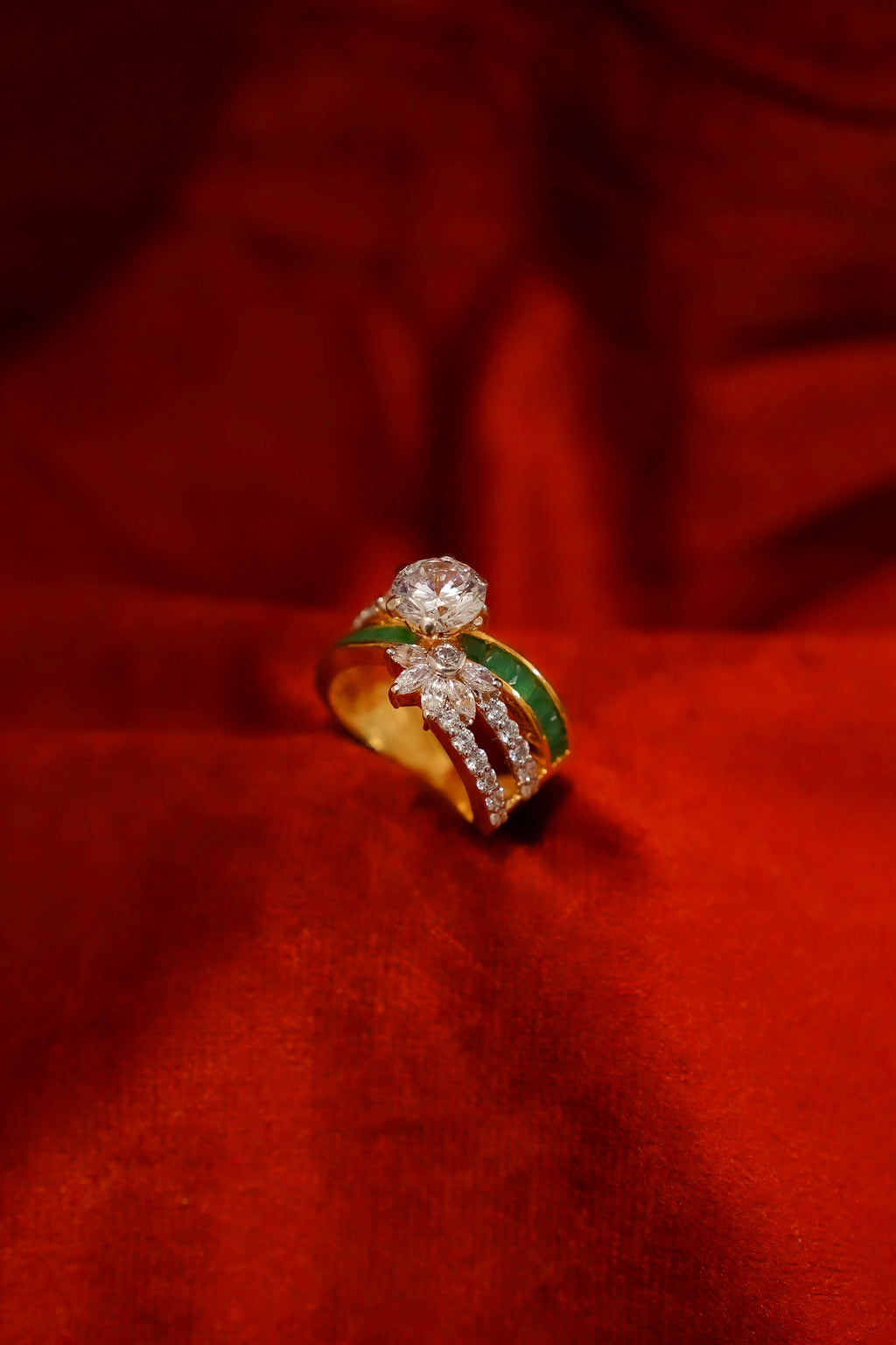 Glamour Gold-Finish Ring