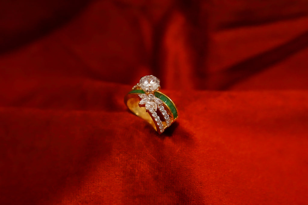 Glamour Gold-Finish Ring