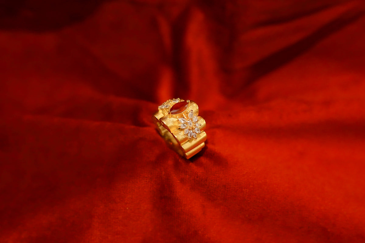 Regal Ruby-Accent Ring