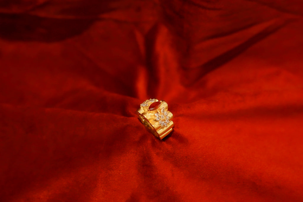 Regal Ruby-Accent Ring