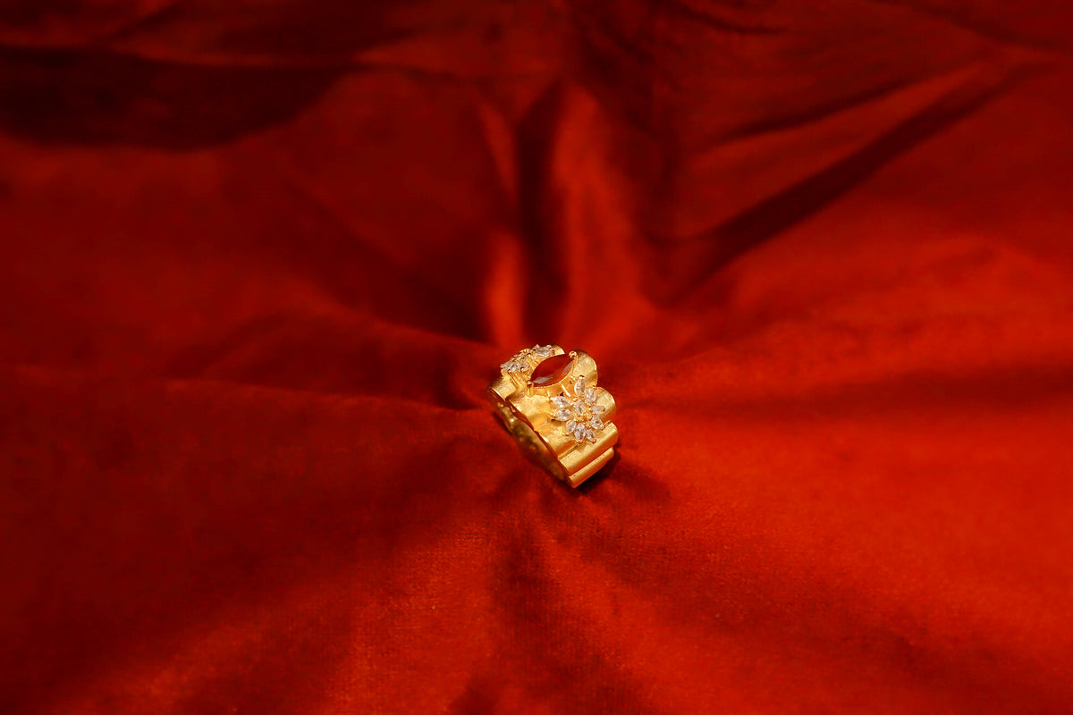 Regal Ruby-Accent Ring