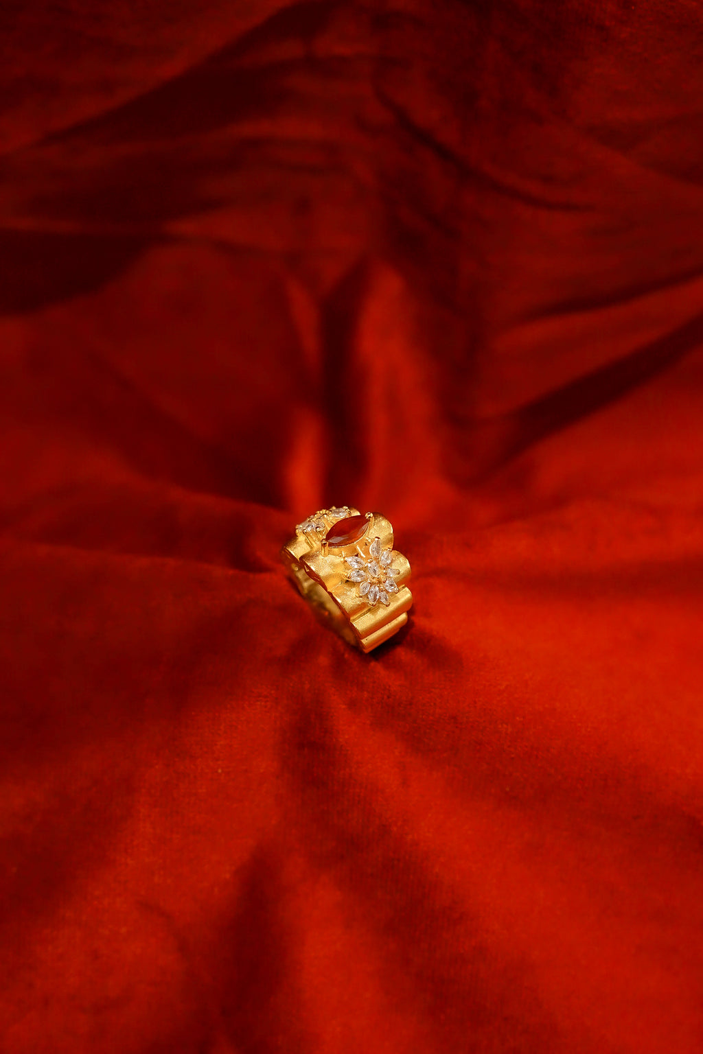 Regal Ruby-Accent Ring